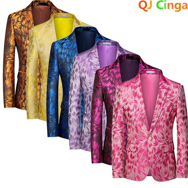 Chaqueta de traje roja de mang - Men Formal Wear Purple reseña y precio