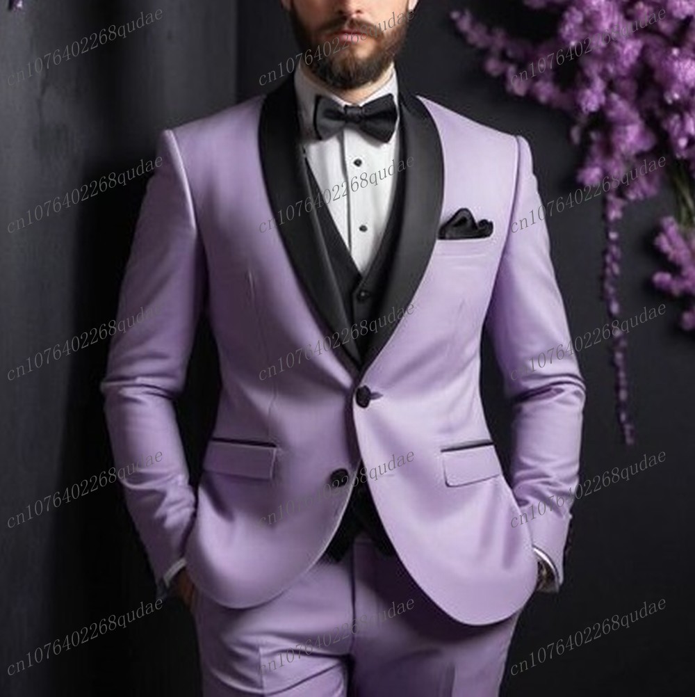 Nuevo traje Formal rosa y negr - Men Formal Wear Pink reseña y precio