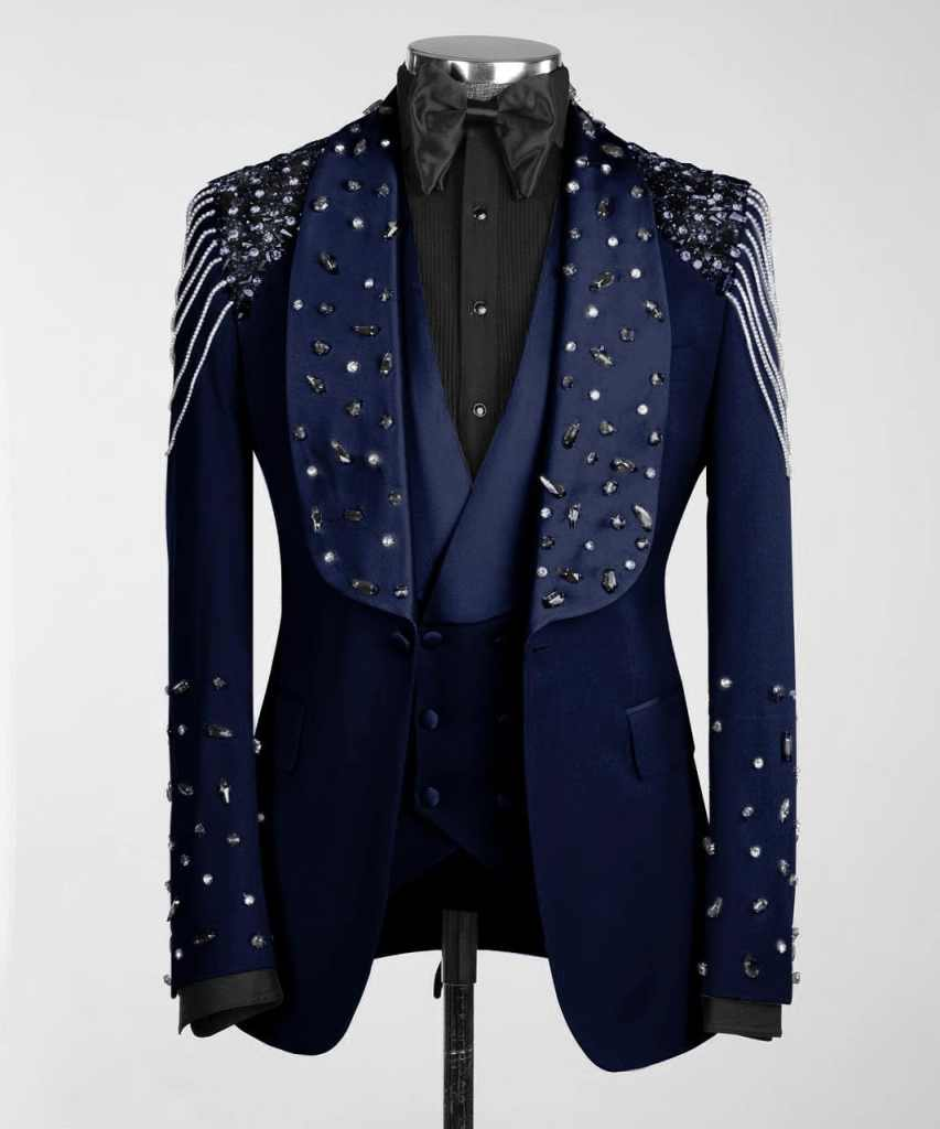 Trajes de boda a medida de luj - Men Formal Wear Modern reseña y precio