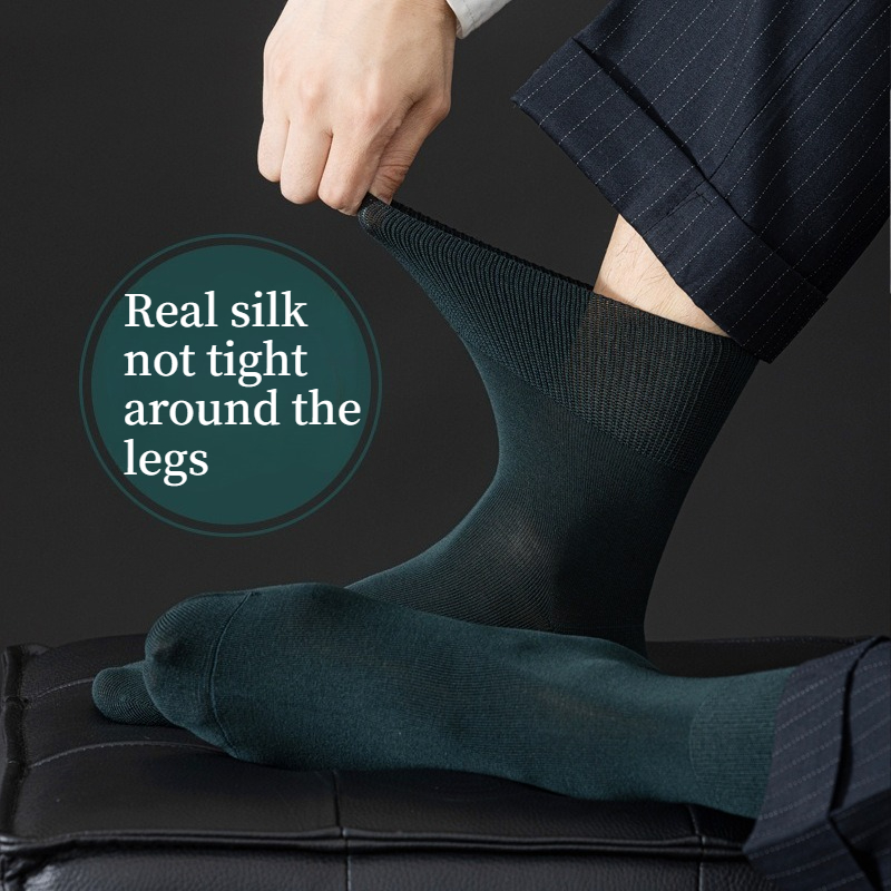 Calcetines de Vestir de Seda R - Men Formal Wear Dress reseña y precio