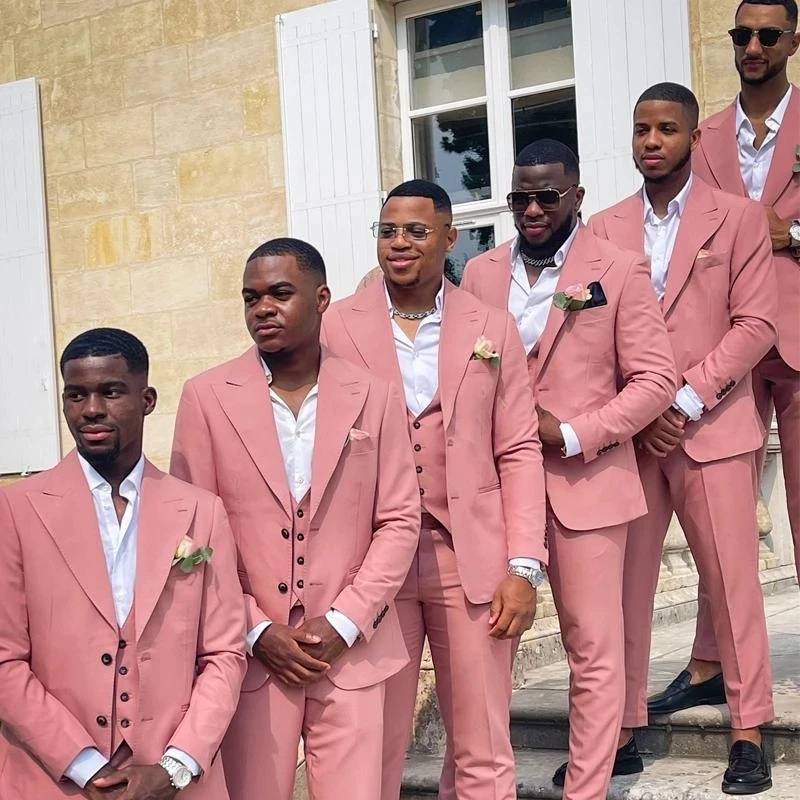 Trajes Rosados para Hombre, Tr - Men Formal Wear Pink reseña y precio