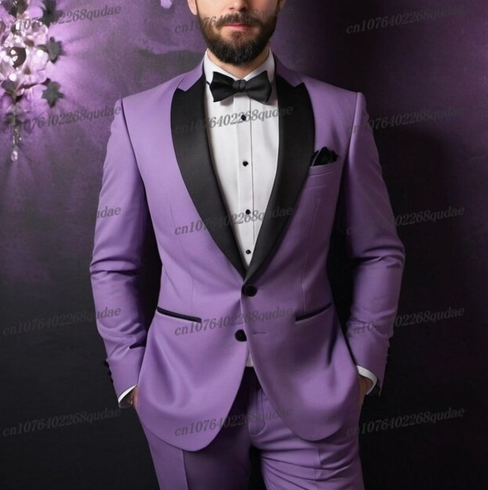Traje Formal de color morado c - Men Formal Wear Purple reseña y precio