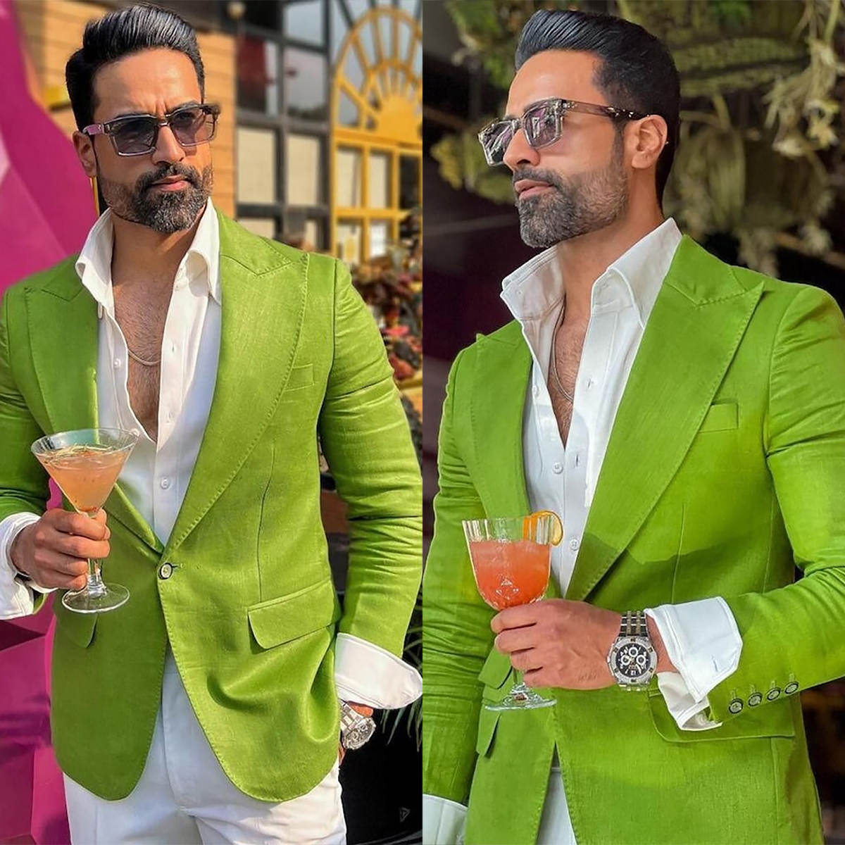 Elegantes trajes de boda verde - Men Formal Wear Modern reseña y precio